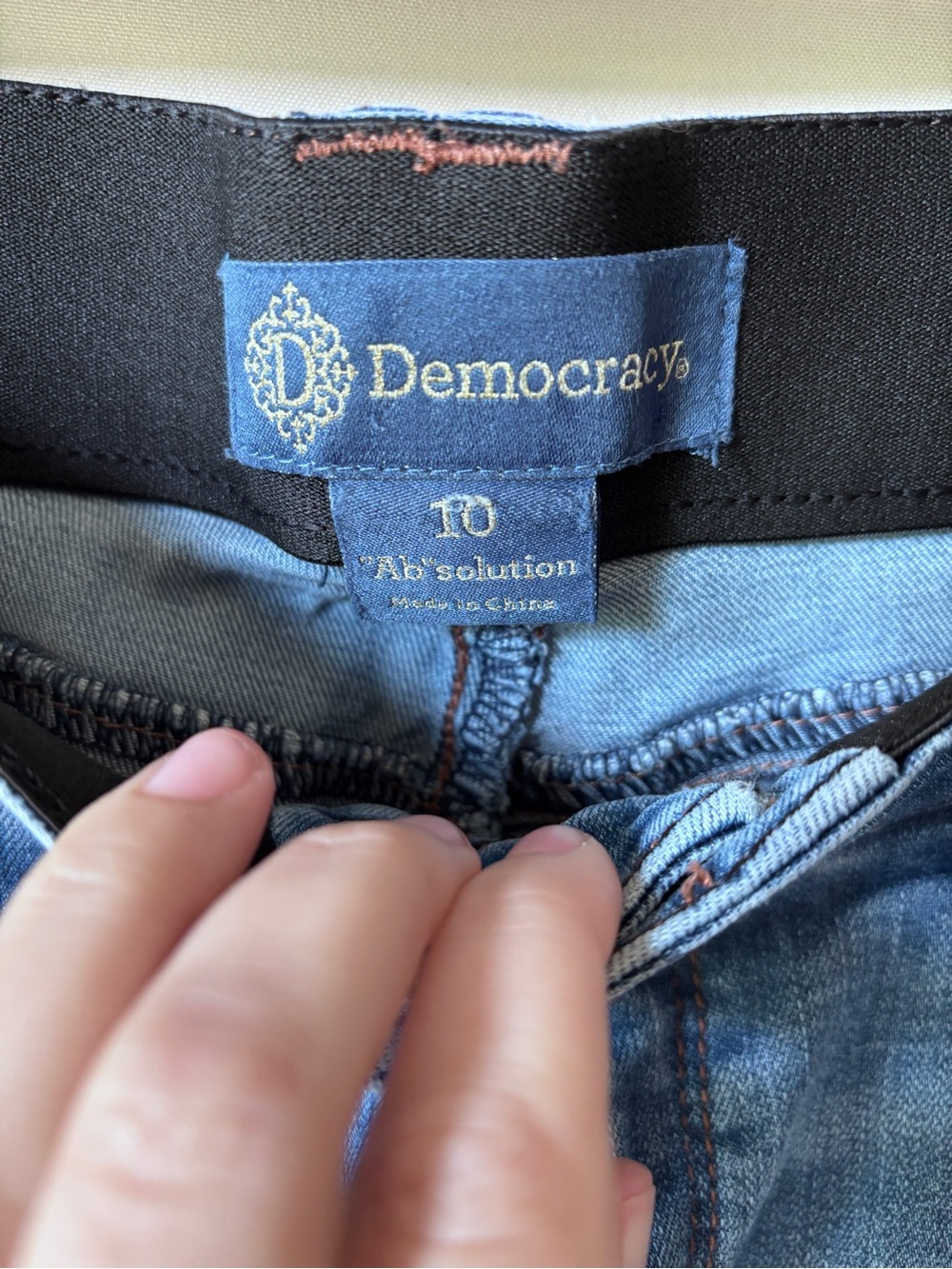 Democracy Light Blue Flare Jeans - Picture 2 of 4